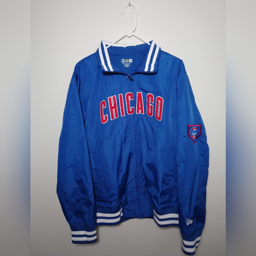 New Era Chicago Cubs GameDay Track Jacket Men Size Large